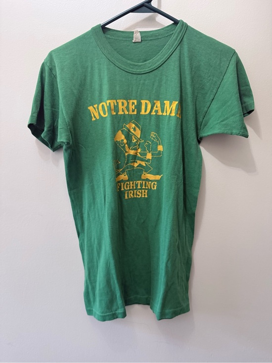 Source Unknown Other - Vintage Notre Dame Fighting Irish T Shirt Graphic Single Stitch M USA